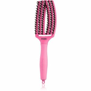 Olivia Garden Fingerbrush Boar & Nylon kartáč na vlasy s nylonovými a kančími štětinami Bubble Pink 1 ks obraz