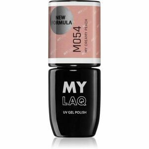 MYLAQ UV Gel Polish gelový lak na nehty odstín My Creamy Peach 5 ml obraz