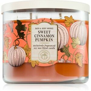 Bath & Body Works Sweet Cinnamon Pumpkin vonná svíčka 411 g obraz