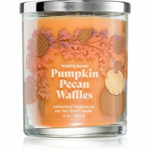 Bath & Body Works Pumpkin Pecan Waffles vonná svíčka 227 g obraz