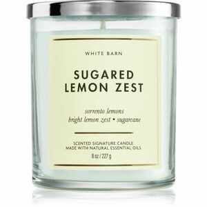 Bath & Body Works Sugared Lemon Zest vonná svíčka 227 g obraz