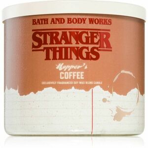 Bath & Body Works Stranger Things Hopper's Coffee vonná svíčka 411 g obraz