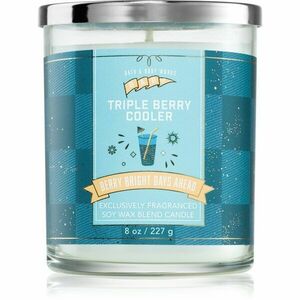 Bath & Body Works Triple Berry Cooler vonná svíčka 227 g obraz