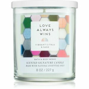 Bath & Body Works Love Always Wins vonná svíčka 227 g obraz