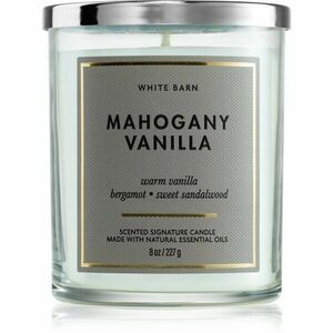 Bath & Body Works Mahogany Vanilla vonná svíčka 227 g obraz