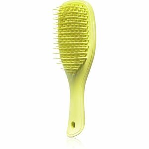 Tangle Teezer Ultimate Detangler Mini malý plochý kartáč na rovné a kudrnaté vlasy Hyper Yellow 1 ks obraz