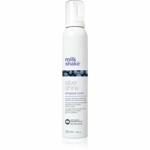 Milk Shake Silver Shine Whipped Cream pěnový kondicionér neutralizující žluté tóny 200 ml obraz