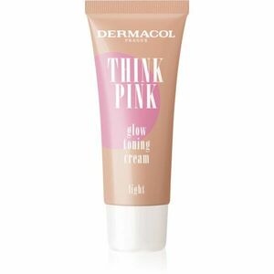 Dermacol Think Pink rozjasňující tónovací krém odstín 1 Light 30 ml obraz