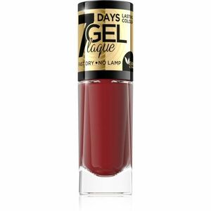 Eveline Cosmetics 7 Days Gel Laque Nail Enamel gelový lak na nehty bez užití UV/LED lampy odstín 55 8 ml obraz