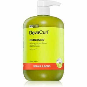 DevaCurl CurlBond™ jemná čisticí pěna pro poškozené vlasy 946 ml obraz