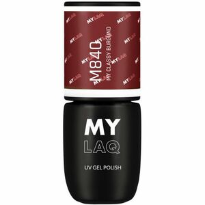 MYLAQ UV Gel Polish gelový lak na nehty odstín My Classy Burgundy 5 ml obraz