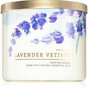 Bath & Body Works Lavender Vetiver vonná svíčka 411 g obraz