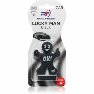 Real Fresh Lucky Man Black vůně do auta 1 ks obraz