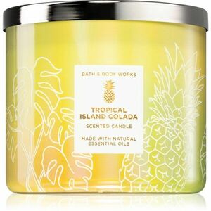 Bath & Body Works Tropical Island Colada vonná svíčka 411 g obraz