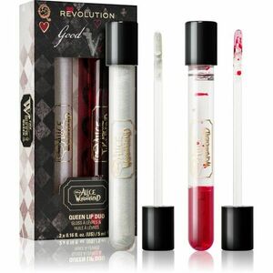 Makeup Revolution X Alice in Wonderland sada na rty odstín The Queens Lip Duo 1 ks obraz