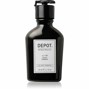 Depot No. 110 Black Shampoo šampon neutralizující mosazné podtóny 50 ml obraz