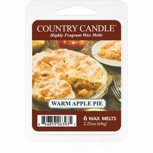 Country Candle Warm Apple Pie vosk do aromalampy 64 g obraz