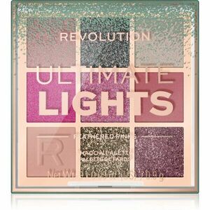 Makeup Revolution Ultimate Lights paletka očních stínů odstín Pinks 8, 1 g obraz