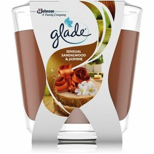 GLADE Sensual Sandalwood & Jasmine vonná svíčka 70 g obraz