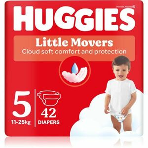 Huggies Little Movers Ultra Comfort jednorázové pleny Jumbo 11-25 kg 42 ks obraz