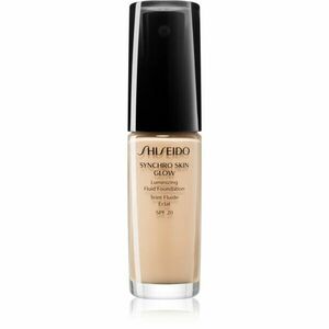 Shiseido Synchro Skin Glow Luminizing Fluid Foundation rozjasňující make-up SPF 20 odstín Golden 2 30 ml obraz