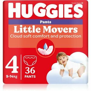 Huggies Little Movers Pants jednorázové plenkové kalhotky 9-14 kg 36 ks obraz