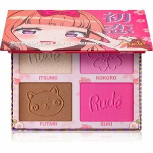 Rude Cosmetics Manga Face Palette multifunkční paleta na obličej odstín Sweetheart Sawa-Chan 11.2 g obraz