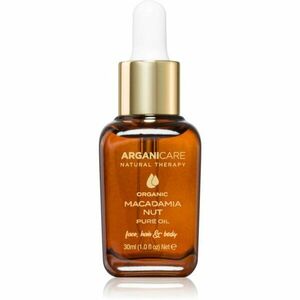 Arganicare Organic Macadamia Nut makadamiový olej lisovaný za studena 30 ml obraz