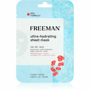 Freeman Essentials Hyaluronic Acid & Super Berries hydratační plátýnková maska pro suchou pleť 28 ml obraz