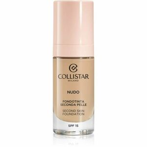 Collistar NUDO Second Skin Foundation SPF 15 rozjasňující hydratační make-up s vyhlazujícím efektem odstín 2N Beige 30 ml obraz