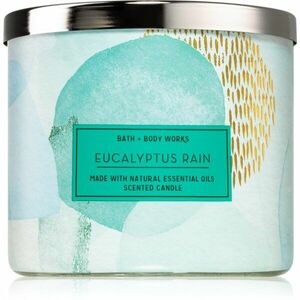 Bath & Body Works Eucalyptus Rain svíčka III. 411 g obraz