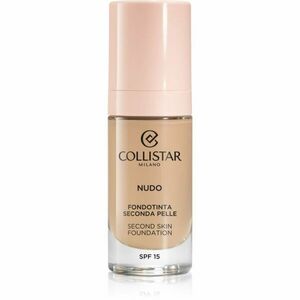 Collistar NUDO Second Skin Foundation SPF 15 rozjasňující hydratační make-up s vyhlazujícím efektem odstín 2R Beige Rosato 30 ml obraz