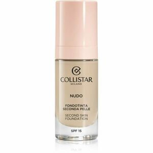 Collistar NUDO Second Skin Foundation SPF 15 rozjasňující hydratační make-up s vyhlazujícím efektem odstín 1N Avorio 30 ml obraz