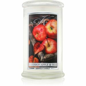 Kringle Candle Bourbon Apple & Oud vonná svíčka 624 g obraz