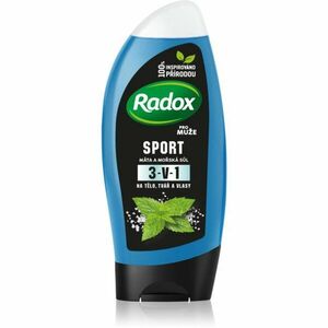 Radox Men Feel Sporty sprchový gel a šampon 2 v 1 Watermint & Sea Minerals 250 ml obraz