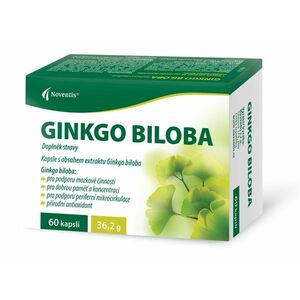 Noventis Ginkgo Biloba 40 mg 60 kapslí obraz