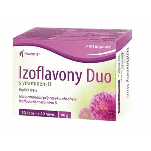 Noventis Izoflavony Duo s vitamínem D 50+10 kapslí obraz