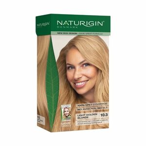 NATURIGIN Organic Based 100% Permanent Hair Colours Light Golden Blonde 10.3 barva na vlasy 115 ml obraz