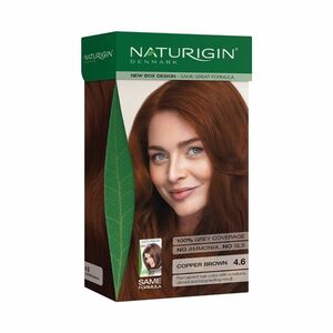 NATURIGIN Organic Based 100% Permanent Hair Colours Copper Brown 4.6 barva na vlasy 115 ml obraz