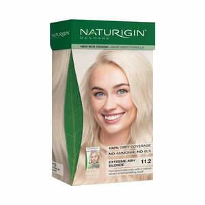 NATURIGIN Organic Based 100% Permanent Hair Colours Extreme Ash Blond 11.2 barva na vlasy 115 ml obraz