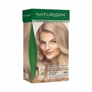 NATURIGIN Organic Based 100% Permanent Hair Colours Lightest Blonde Ash 10.2 barva na vlasy 115 ml obraz