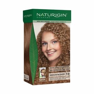 NATURIGIN Organic Based 100% Permanent Hair Colours Medium Blonde 7.0 barva na vlasy 115 ml obraz