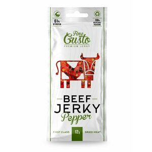 Fine Gusto Hovězí jerky pepř 12 g obraz