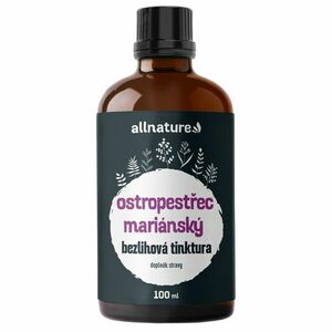 Allnature Ostropestřec mariánský bezlihová tinktura 100 ml obraz