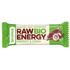 Bombus Raw Energy Tyčinka Cocoa + coconut 50 g obraz