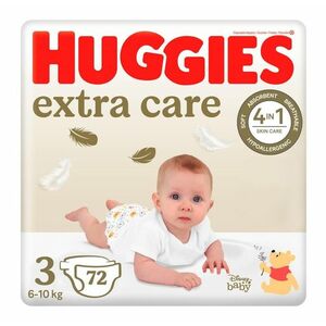 Huggies Extra Care 3 6–10 kg dětské pleny 72 ks obraz