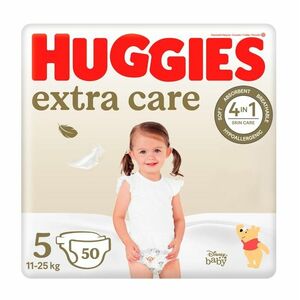 Huggies Extra Care 5 11–25 kg dětské pleny 50 ks obraz