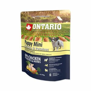 Ontario Puppy Mini Chicken&Potatoes granule 0, 75 kg obraz