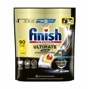 Finish Ultimate Plus All in 1 lemon kapsle do myčky 90 ks obraz