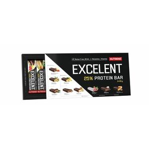 Nutrend Excelent Protein Bar Dárkové balení mix příchutí 9x85 g obraz